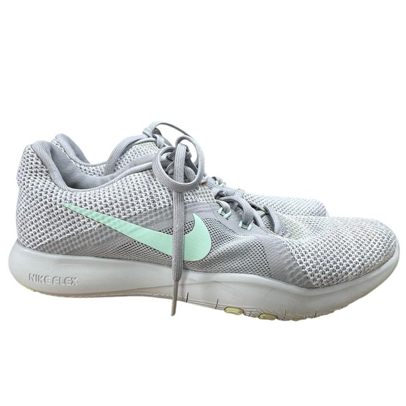 Nike Flex Trainer 8 Women's Cross Training Shoes - Size 8 - Wolf Grey - Picture 1 of 9